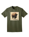 Strong Bison Adult Dark T-Shirt-Mens T-Shirt-TooLoud-Military-Green-Small-Davson Sales