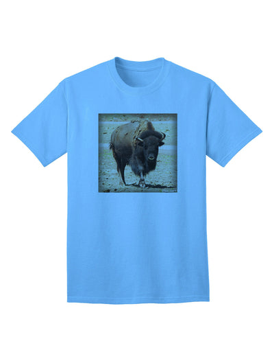 Strong Bison Adult T-Shirt: Premium Quality for Everyday Comfort-Mens T-shirts-TooLoud-Aquatic-Blue-Small-Davson Sales