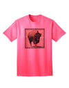 Strong Bison Adult T-Shirt: Premium Quality for Everyday Comfort-Mens T-shirts-TooLoud-Neon-Pink-Small-Davson Sales