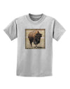 Strong Bison Childrens T-Shirt-Childrens T-Shirt-TooLoud-AshGray-X-Small-Davson Sales