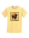 Strong Bison Childrens T-Shirt-Childrens T-Shirt-TooLoud-Daffodil-Yellow-X-Small-Davson Sales