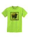 Strong Bison Childrens T-Shirt-Childrens T-Shirt-TooLoud-Lime-Green-X-Small-Davson Sales