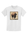 Strong Bison Childrens T-Shirt-Childrens T-Shirt-TooLoud-White-X-Small-Davson Sales