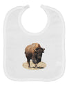 Strong Bison Cutout Baby Bib