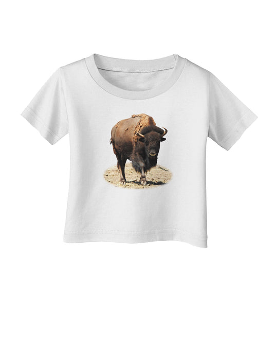 Strong Bison Cutout Infant T-Shirt-Infant T-Shirt-TooLoud-White-06-Months-Davson Sales