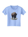 Strong Bison Cutout Toddler T-Shirt-Toddler T-Shirt-TooLoud-Aquatic-Blue-2T-Davson Sales