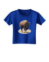 Strong Bison Cutout Toddler T-Shirt Dark-Toddler T-Shirt-TooLoud-Royal-Blue-2T-Davson Sales