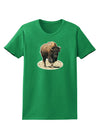 Strong Bison Cutout Womens Dark T-Shirt-TooLoud-Kelly-Green-X-Small-Davson Sales