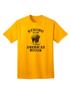 Strong Bison Text - Premium Adult T-Shirt Collection-Mens T-shirts-TooLoud-Gold-Small-Davson Sales