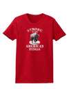 Strong Bison Text Womens Dark T-Shirt-TooLoud-Red-X-Small-Davson Sales