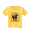 Strong Bison Toddler T-Shirt-Toddler T-Shirt-TooLoud-Yellow-2T-Davson Sales