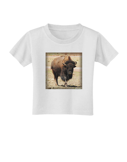 Strong Bison Toddler T-Shirt-Toddler T-Shirt-TooLoud-White-2T-Davson Sales