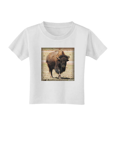 Strong Bison Toddler T-Shirt-Toddler T-Shirt-TooLoud-White-2T-Davson Sales