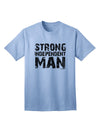 Strong Independent Man Adult T-Shirt-Mens T-Shirt-TooLoud-Light-Blue-Small-Davson Sales