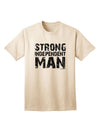 Strong Independent Man Adult T-Shirt-Mens T-Shirt-TooLoud-Natural-Small-Davson Sales