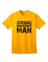 Strong Independent Man Adult T-Shirt-Mens T-Shirt-TooLoud-Gold-Small-Davson Sales