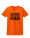 Strong Independent Man Womens T-Shirt-Womens T-Shirt-TooLoud-Orange-X-Small-Davson Sales