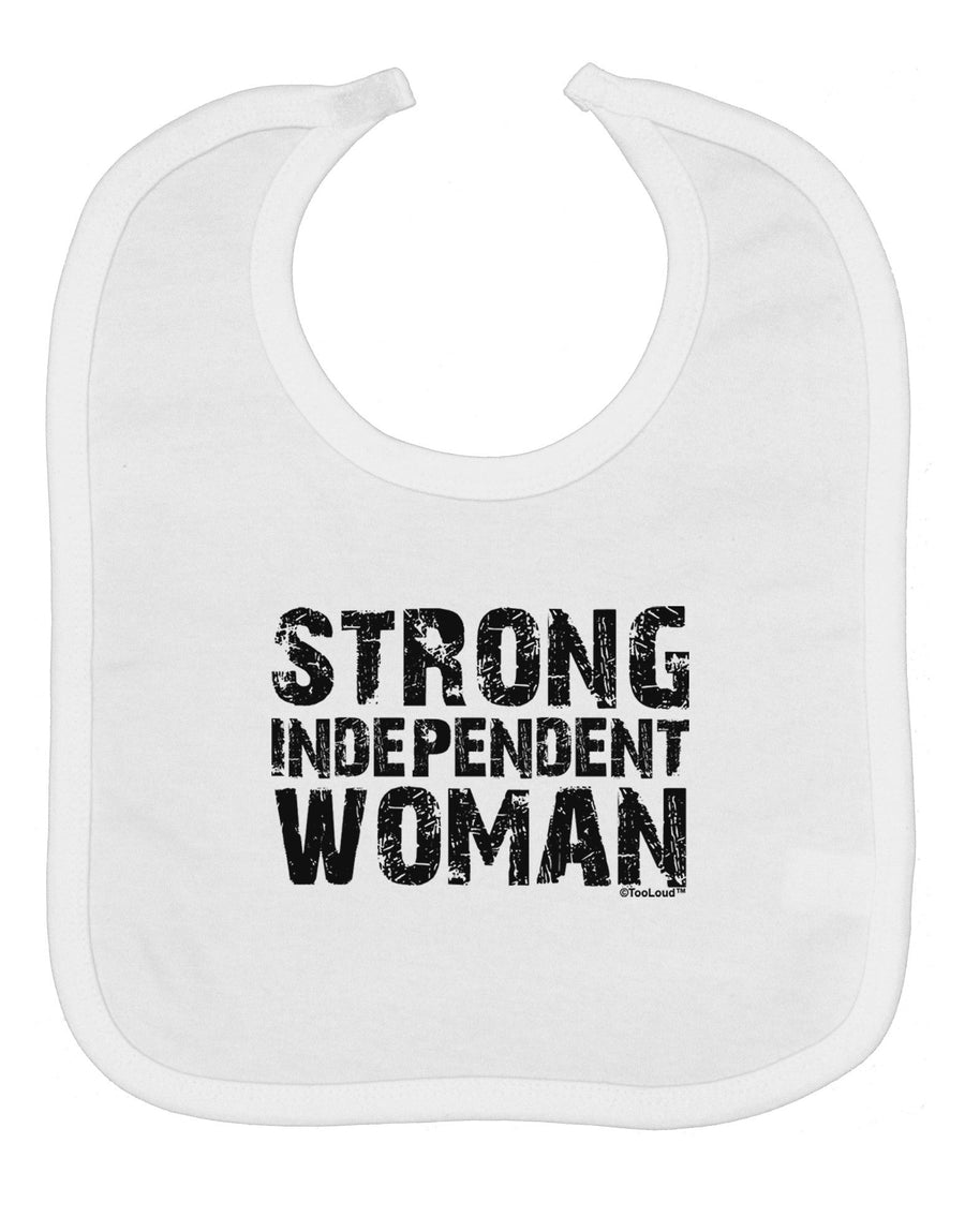 Strong Independent Woman Baby Bib