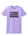 Strong Independent Woman Womens T-Shirt-Womens T-Shirt-TooLoud-Lavender-X-Small-Davson Sales