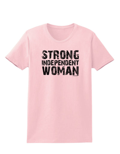 Strong Independent Woman Womens T-Shirt-Womens T-Shirt-TooLoud-PalePink-X-Small-Davson Sales