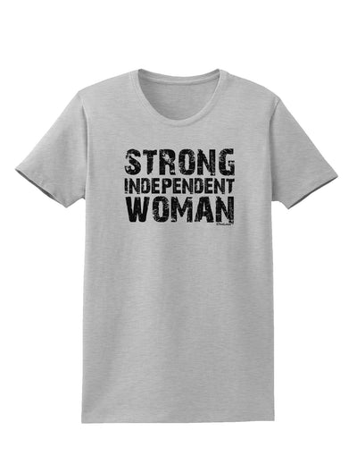 Strong Independent Woman Womens T-Shirt-Womens T-Shirt-TooLoud-AshGray-X-Small-Davson Sales