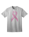 Stronger Everyday Adult T-Shirt: Pink Ribbon Edition for Breast Cancer Awareness-Mens T-shirts-TooLoud-AshGray-Small-Davson Sales