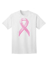 Stronger Everyday Adult T-Shirt: Pink Ribbon Edition for Breast Cancer Awareness-Mens T-shirts-TooLoud-White-Small-Davson Sales