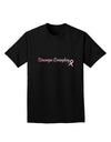 Stronger Everyday Breast Cancer Awareness Ribbon Adult Dark T-Shirt-Mens T-Shirt-TooLoud-Black-Small-Davson Sales