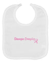 Stronger Everyday Breast Cancer Awareness Ribbon Baby Bib