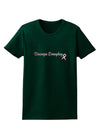 Stronger Everyday Breast Cancer Awareness Ribbon Womens Dark T-Shirt-TooLoud-Forest-Green-Small-Davson Sales