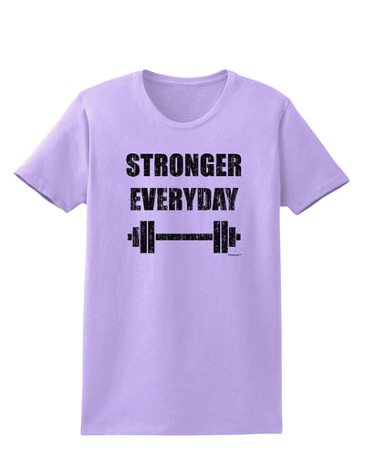 Stronger Everyday Gym Workout Womens T-Shirt-Womens T-Shirt-TooLoud-Lavender-X-Small-Davson Sales