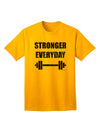 Stronger Everyday: Premium Gym Workout T-Shirt for Adults-Mens T-shirts-TooLoud-Gold-Small-Davson Sales