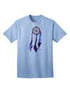 Stunning Galaxy Dreamcatcher Adult T-Shirt with Graphic Feather Design by TooLoud-Mens T-shirts-TooLoud-Light-Blue-Small-Davson Sales