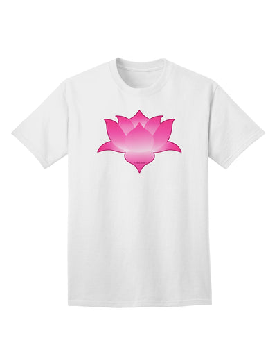 Stunning Lotus Flower Gradient Adult T-Shirt by TooLoud-Mens T-shirts-TooLoud-White-Small-Davson Sales