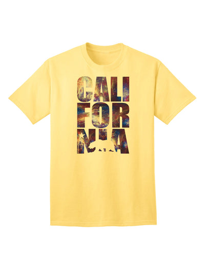 Stunning Space Nebula Print Adult T-Shirt by TooLoud - A Captivating Addition to Your California Republic Collection-Mens T-shirts-TooLoud-Yellow-Small-Davson Sales