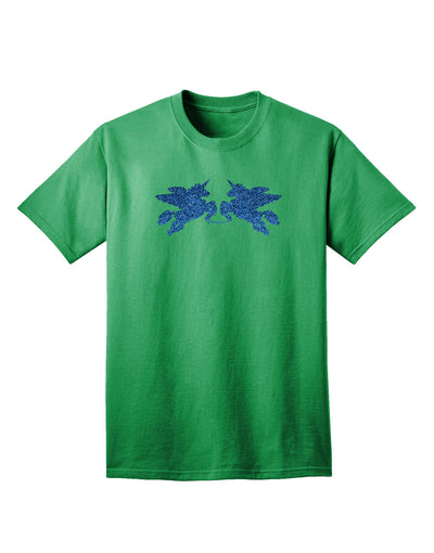 Stunning Unicorn Pegasus Blue Glitter Adult T-Shirt Offered by TooLoud-Mens T-shirts-TooLoud-Kelly-Green-Small-Davson Sales