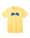 Stunning Unicorn Pegasus Blue Glitter Adult T-Shirt Offered by TooLoud-Mens T-shirts-TooLoud-Yellow-Small-Davson Sales