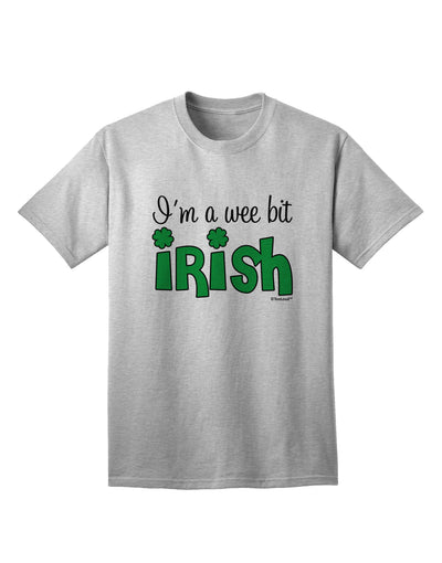 Stylish Adult T-Shirt Celebrating Irish Heritage - I'm A Wee Bit Irish by TooLoud-Mens T-shirts-TooLoud-AshGray-Small-Davson Sales