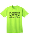 Stylish Adult T-Shirt: Celebrating the Cool Grandpa-Mens T-shirts-TooLoud-Neon-Green-Small-Davson Sales