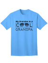 Stylish Adult T-Shirt: Celebrating the Cool Grandpa-Mens T-shirts-TooLoud-Aquatic-Blue-Small-Davson Sales