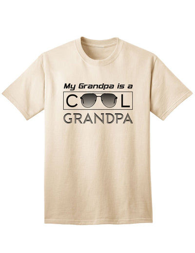 Stylish Adult T-Shirt: Celebrating the Cool Grandpa-Mens T-shirts-TooLoud-Natural-Small-Davson Sales