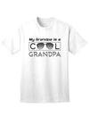 Stylish Adult T-Shirt: Celebrating the Cool Grandpa-Mens T-shirts-TooLoud-White-Small-Davson Sales