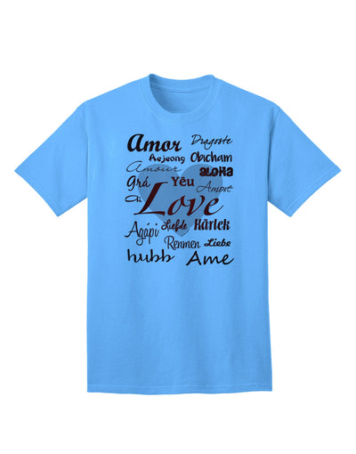 Stylish Adult T-Shirt Collection: Love Languages by TooLoud-Mens T-shirts-TooLoud-Aquatic-Blue-Small-Davson Sales