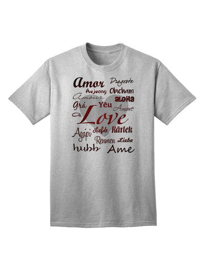 Stylish Adult T-Shirt Collection: Love Languages by TooLoud-Mens T-shirts-TooLoud-AshGray-Small-Davson Sales