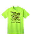 Stylish Adult T-Shirt Collection: Love Languages by TooLoud-Mens T-shirts-TooLoud-Neon-Green-Small-Davson Sales