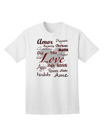 Stylish Adult T-Shirt Collection: Love Languages by TooLoud-Mens T-shirts-TooLoud-White-Small-Davson Sales