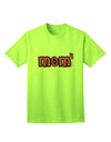 Stylish Adult T-Shirt Design - Celebrate Motherhood with 'Mom to the Fourth Power' Collection by TooLoud-Mens T-shirts-TooLoud-Neon-Green-Small-Davson Sales