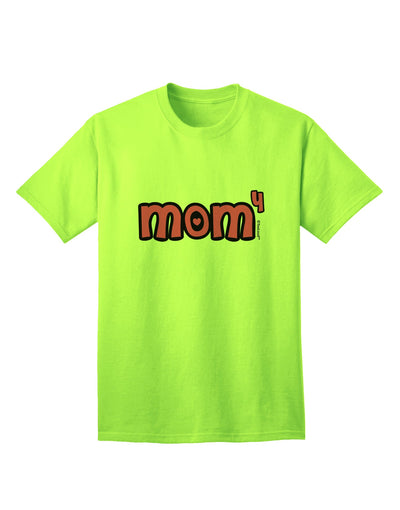 Stylish Adult T-Shirt Design - Celebrate Motherhood with 'Mom to the Fourth Power' Collection by TooLoud-Mens T-shirts-TooLoud-Neon-Green-Small-Davson Sales