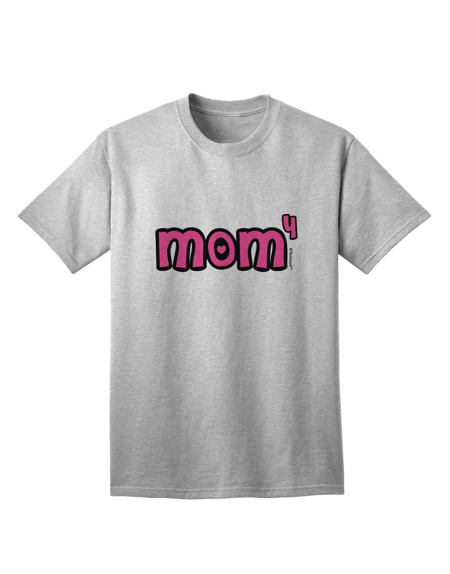 Stylish Adult T-Shirt Design - Celebrate Motherhood with 'Mom to the Fourth Power' Collection by TooLoud-Mens T-shirts-TooLoud-White-Small-Davson Sales