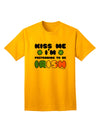 Stylish Adult T-Shirt: Embrace the Irish Spirit with Kiss Me I'm Pretending to Be Irish by TooLoud-Mens T-shirts-TooLoud-Gold-Small-Davson Sales